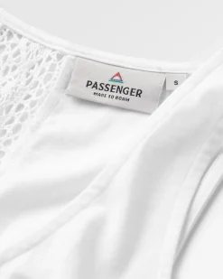 Top en coton recyclé Rivergate - Blanc