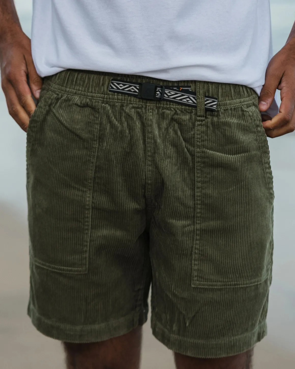Topanga Cord Short - Kaki
