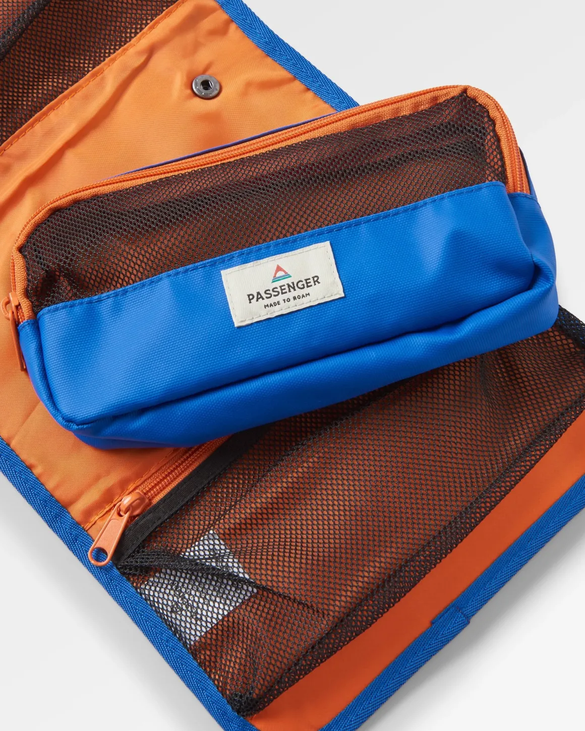 Trousse de toilette recyclée Drop - Bleu Azur