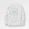 T-shirt à manches longues Escapism Recycled - Blanc