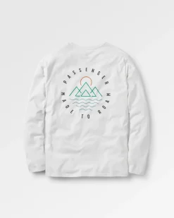 T-shirt à manches longues Escapism Recycled - Blanc