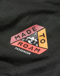 T-shirt à manches longues en tissu recyclé Atlantis - Noir