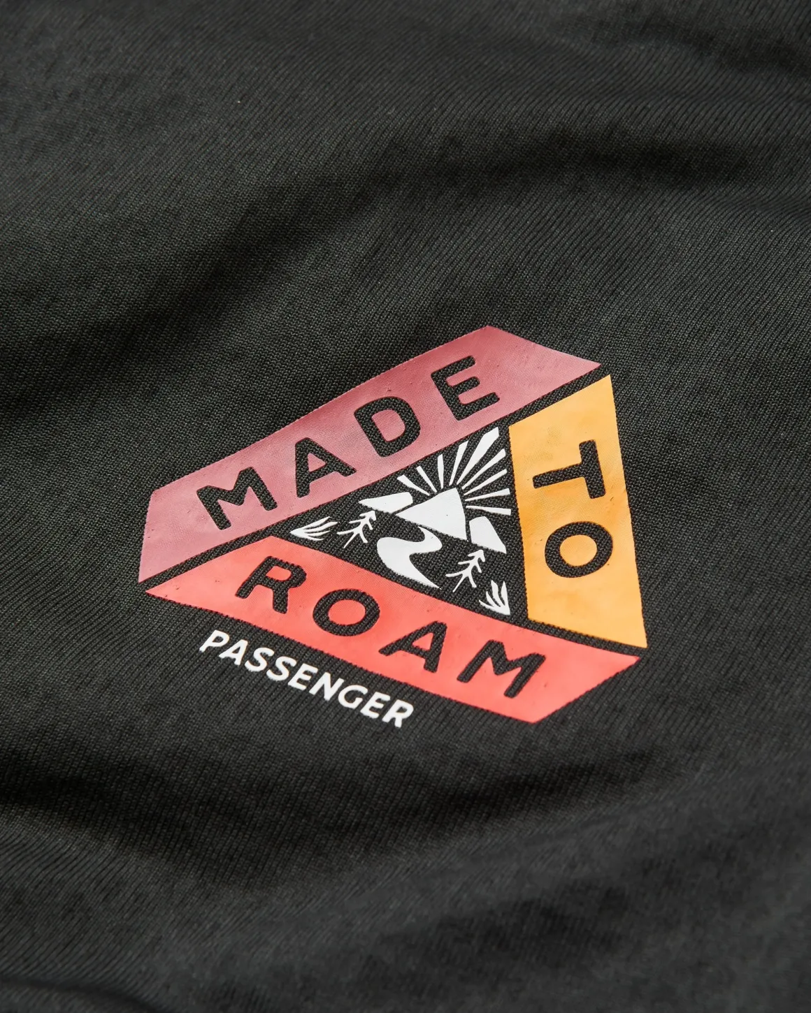 T-shirt à manches longues en tissu recyclé Atlantis - Noir