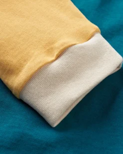 T-shirt à manches longues recyclé Riser - Bleu Corail