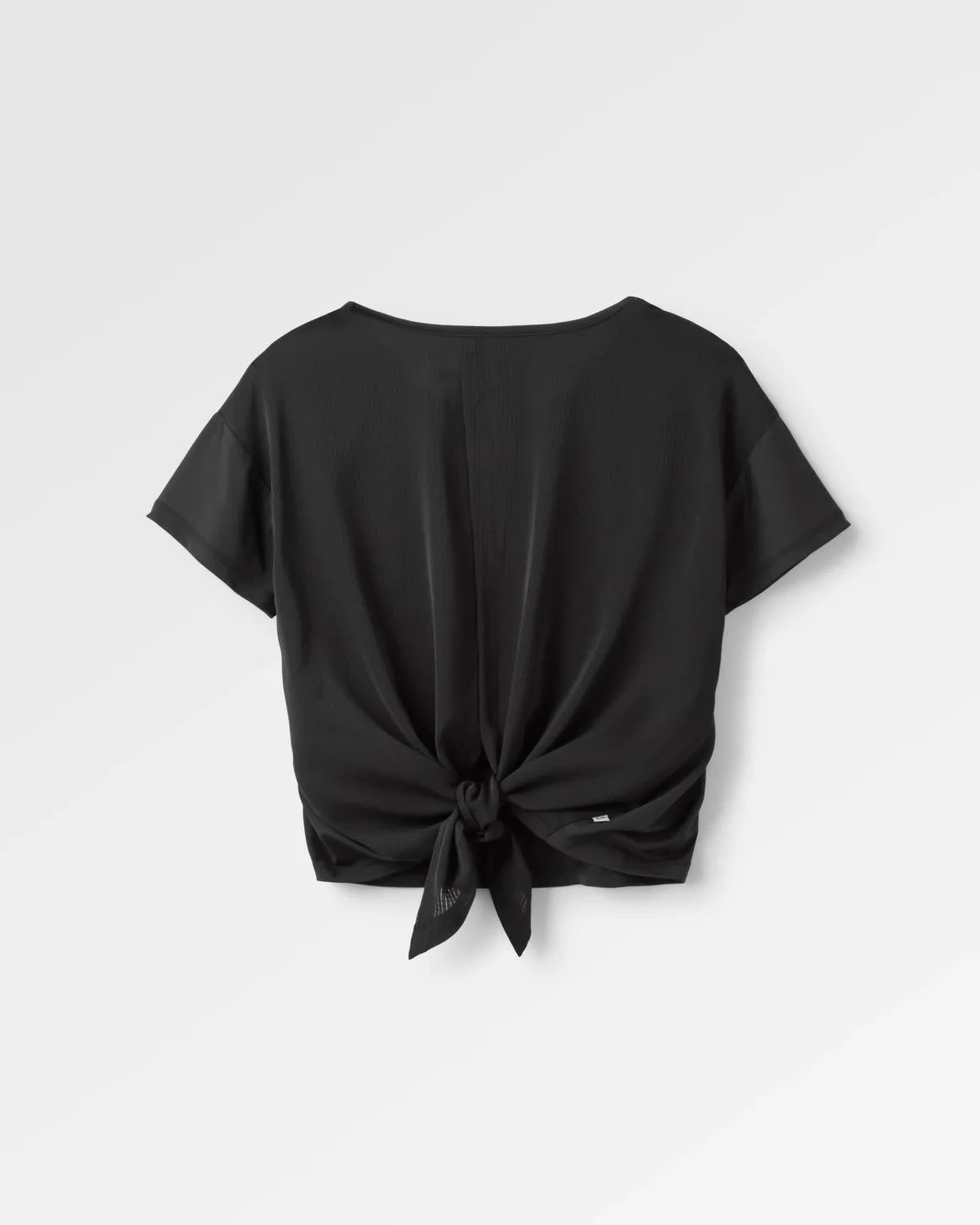 T-shirt Actif Recyclé avec Lien au Dos Chakra - Noir