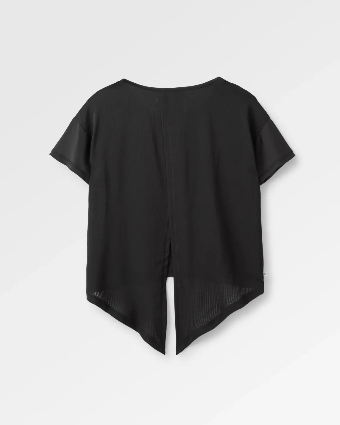 T-shirt Actif Recyclé avec Lien au Dos Chakra - Noir