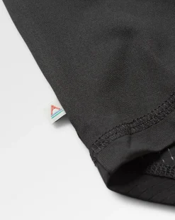 T-shirt Actif Recyclé avec Lien au Dos Chakra - Noir
