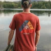 T-shirt actif texturé Kirkwood - Ocre Rouge