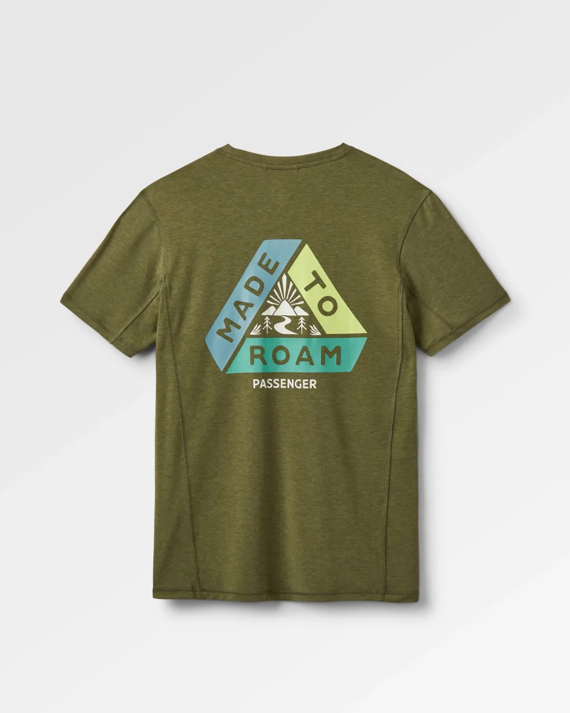 T-shirt actif texturé Kirkwood - Kaki