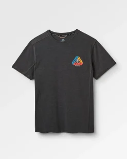T-shirt actif texturé Kirkwood - Noir