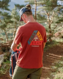 T-shirt actif texturé Kirkwood - Ocre Rouge