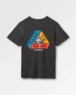 T-shirt actif texturé Kirkwood - Noir