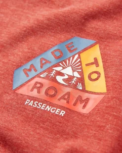 T-shirt actif texturé Kirkwood - Ocre Rouge