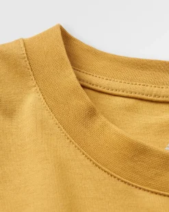 T-shirt Décontracté Vita Organic - Moutarde Dorée