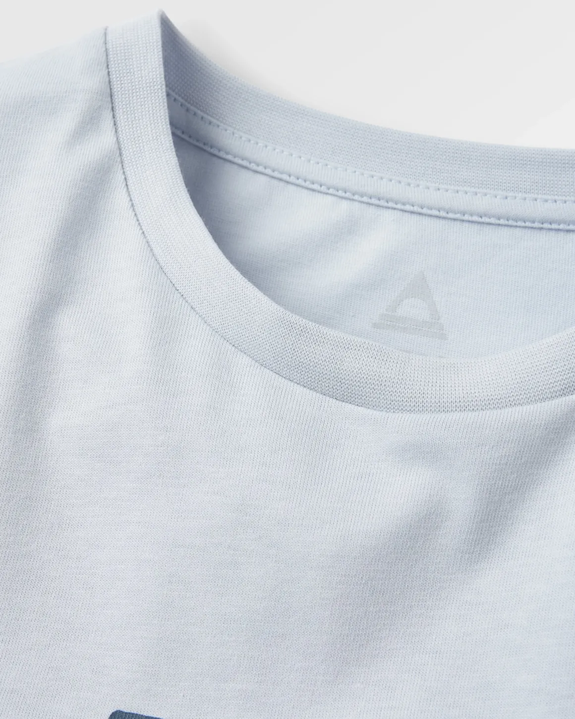 T-shirt en coton bio Waves u0026 Trees - Bleu Gris