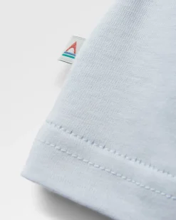 T-shirt en coton bio Waves u0026 Trees - Bleu Gris