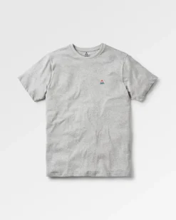 T-shirt en coton recyclé avec logo classique - Gris chiné