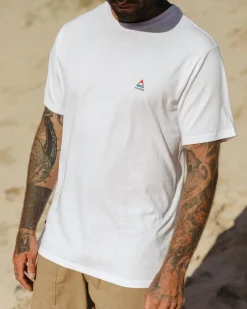 T-shirt en coton recyclé avec logo classique - Blanc