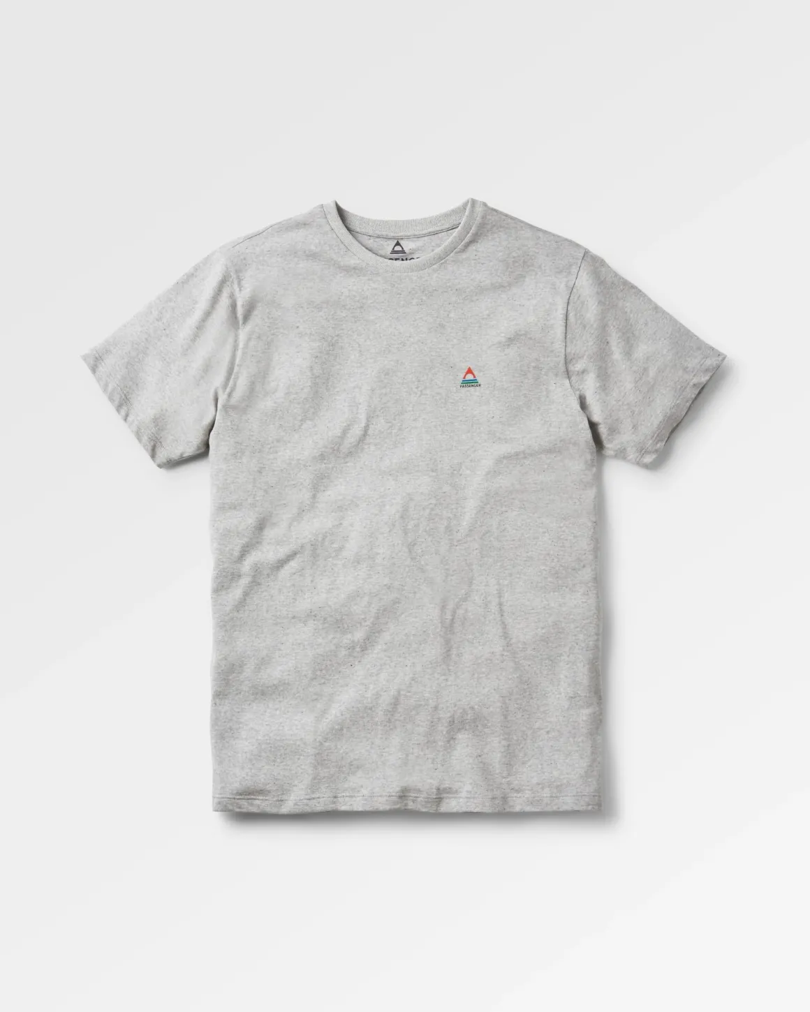 T-shirt en coton recyclé avec logo classique - Gris chiné