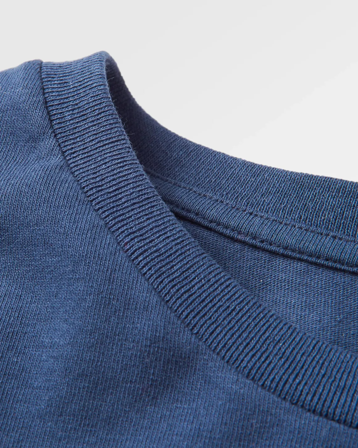T-shirt en coton recyclé avec logo classique - Rich Navy