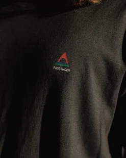 T-shirt en coton recyclé avec logo classique - Noir
