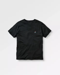 T-shirt en coton recyclé avec logo classique - Noir