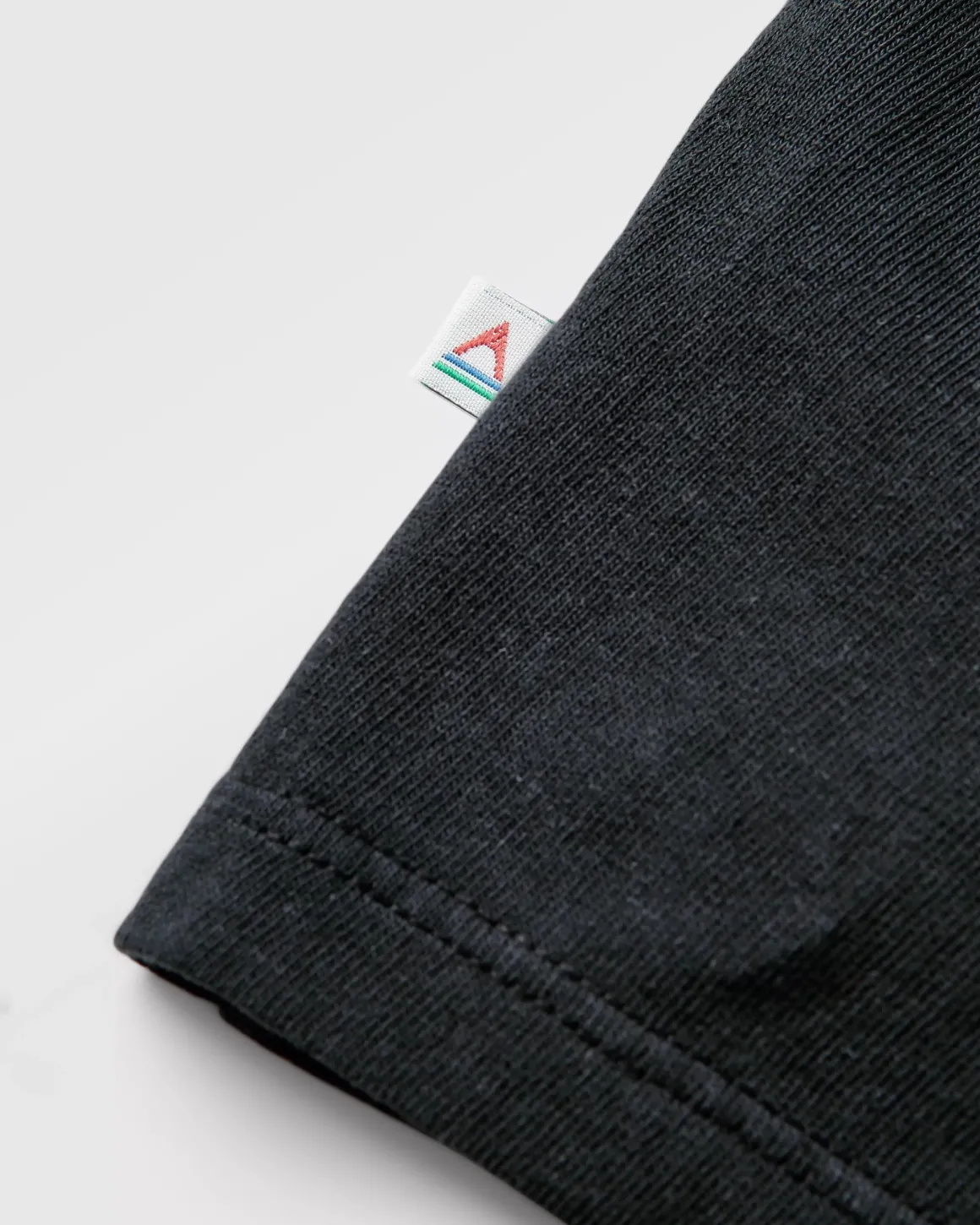 T-shirt en coton recyclé avec logo classique - Noir