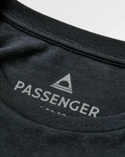 T-shirt en coton recyclé avec logo classique - Noir