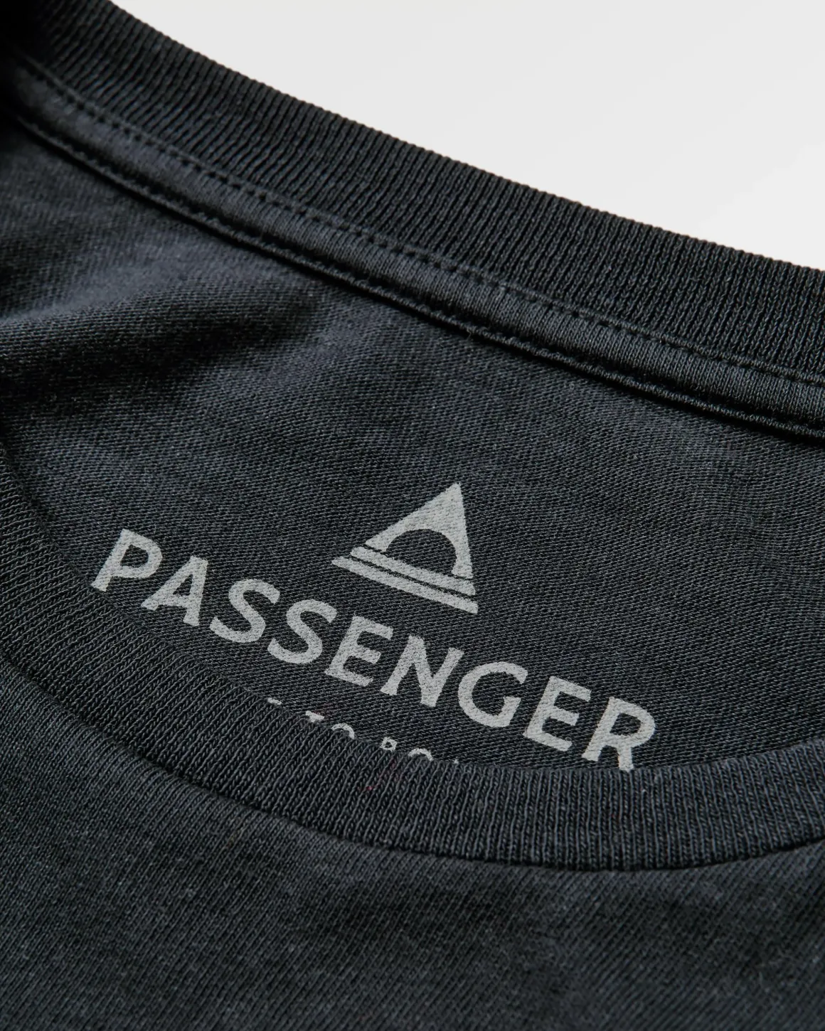 T-shirt en coton recyclé avec logo classique - Noir