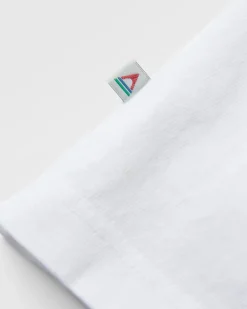 T-shirt en coton recyclé avec logo classique - Blanc