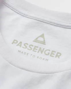 T-shirt en coton recyclé avec logo classique - Blanc