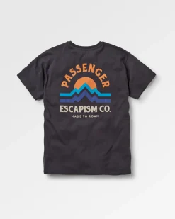 T-shirt en coton recyclé Breathe - Noir
