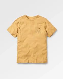 T-shirt en coton recyclé Escapism - Or Moutarde