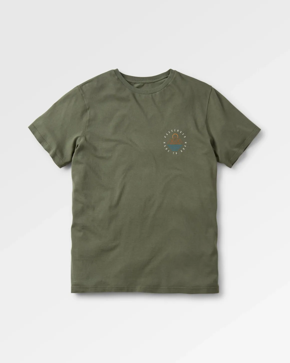 T-shirt en coton recyclé Escapism - Olive poussiéreux