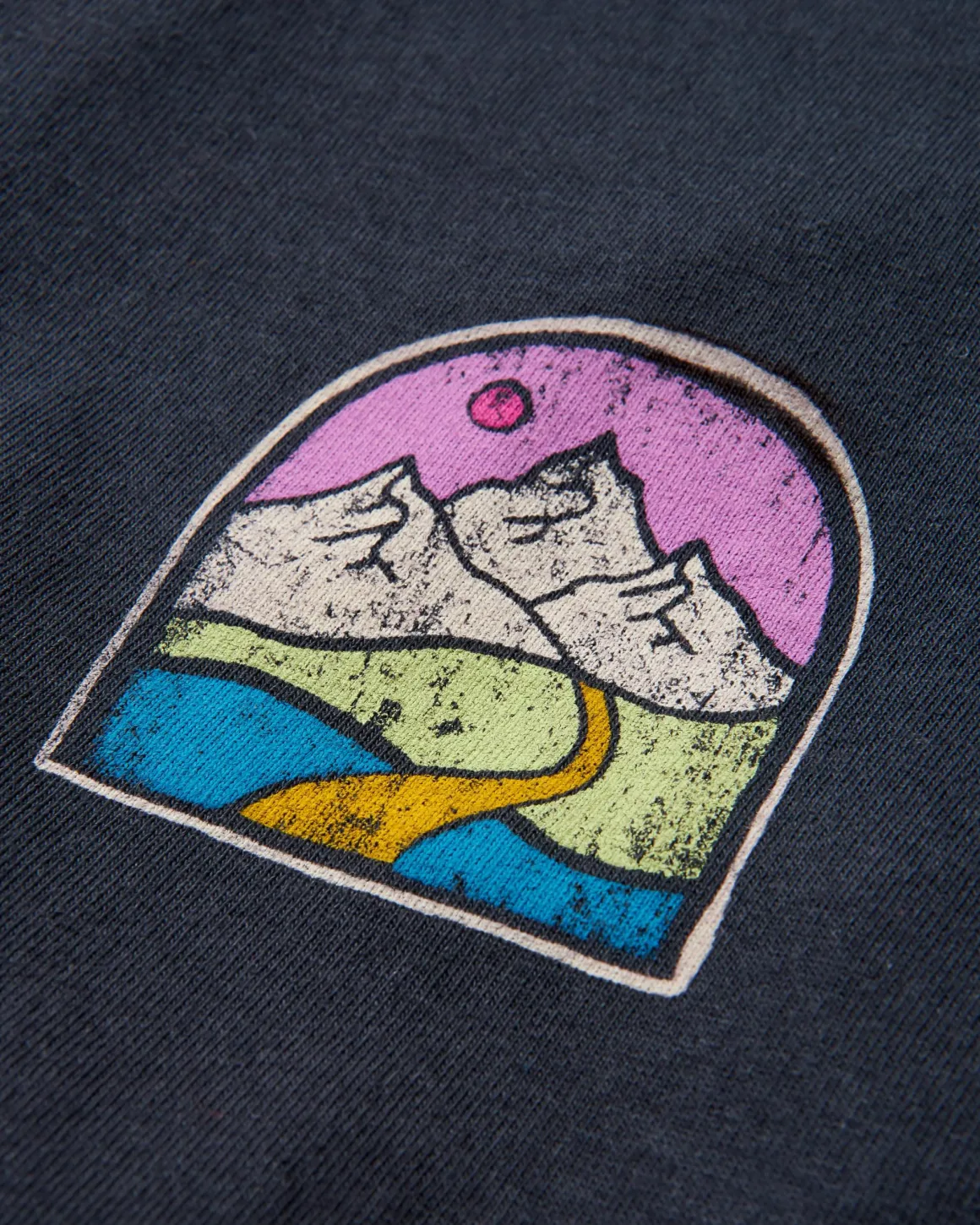 T-shirt en coton recyclé Friday Collective - Noir
