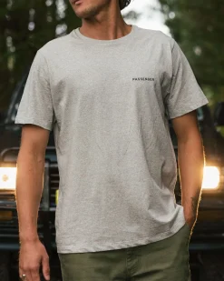T-shirt en coton recyclé Made To Roam - Gris Marl