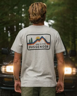 T-shirt en coton recyclé Made To Roam - Gris Marl