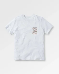 T-shirt en coton recyclé Nature - Blanc