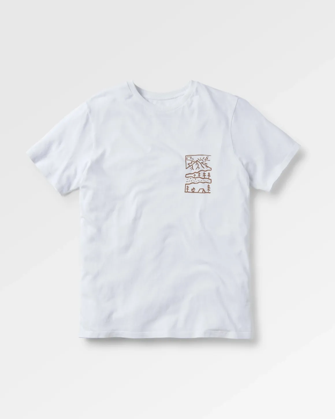 T-shirt en coton recyclé Nature - Blanc