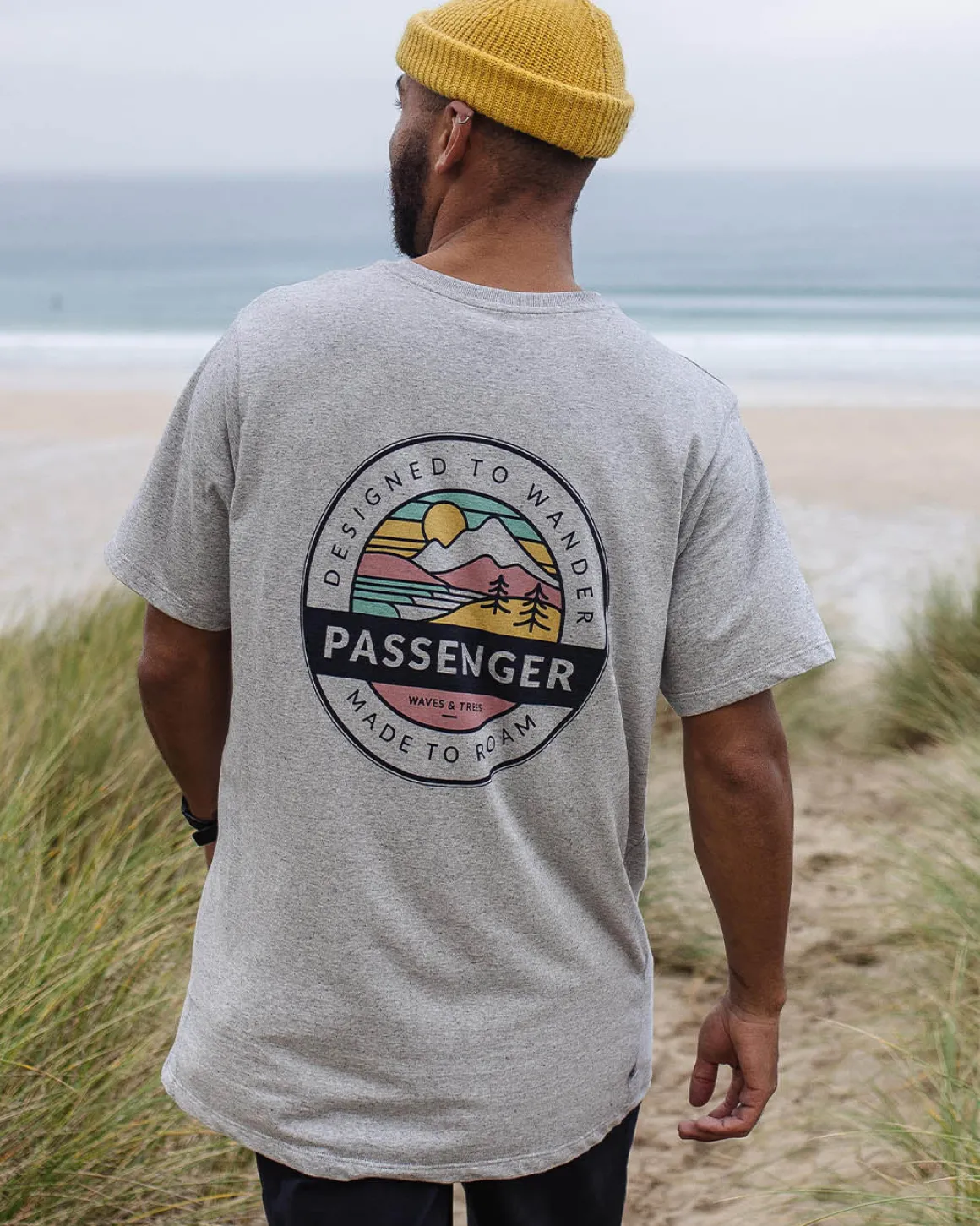 T-shirt en coton recyclé Odyssey - Gris Marl