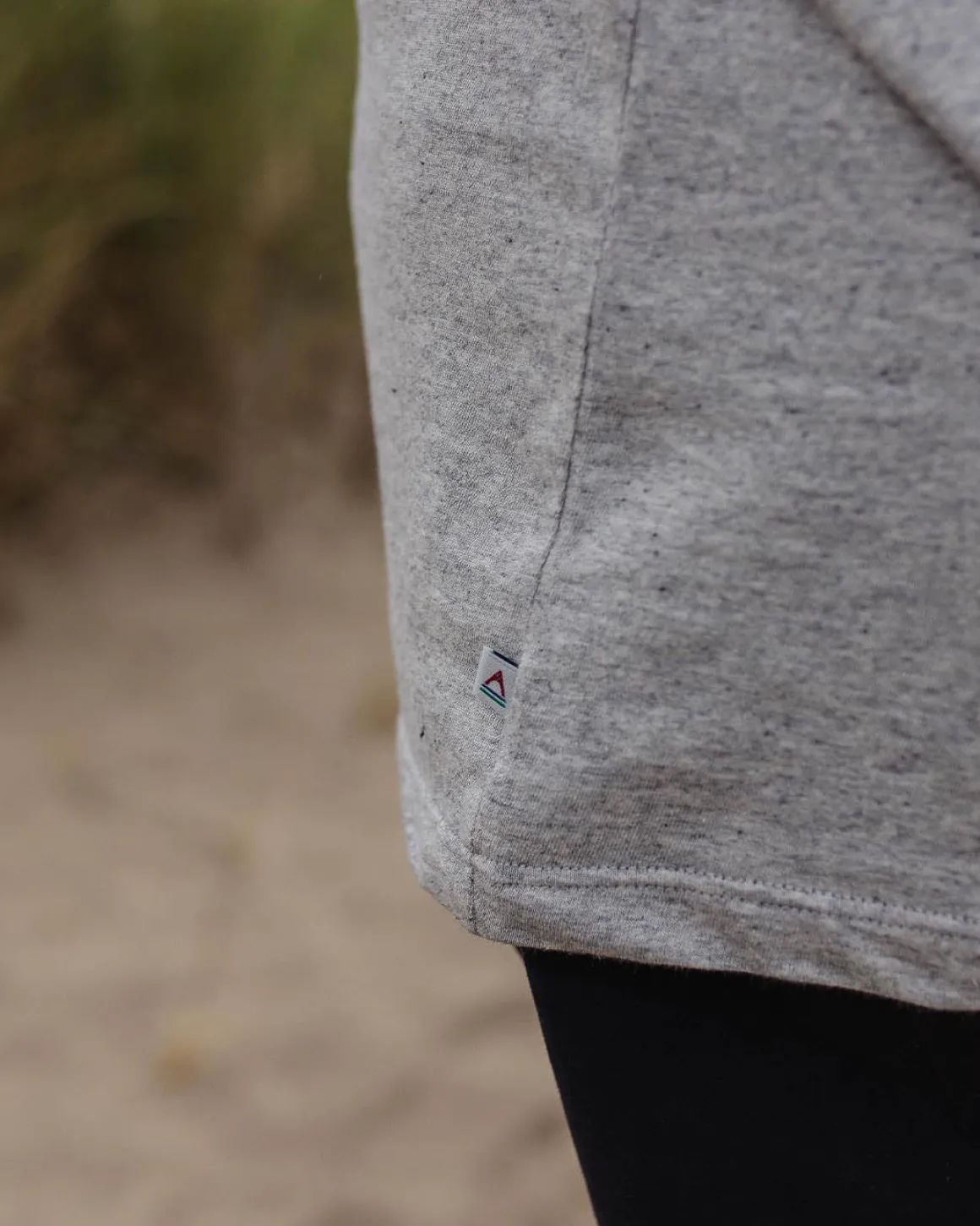 T-shirt en coton recyclé Odyssey - Gris Marl