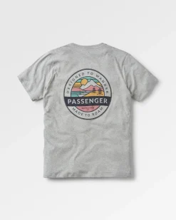 T-shirt en coton recyclé Odyssey - Gris Marl