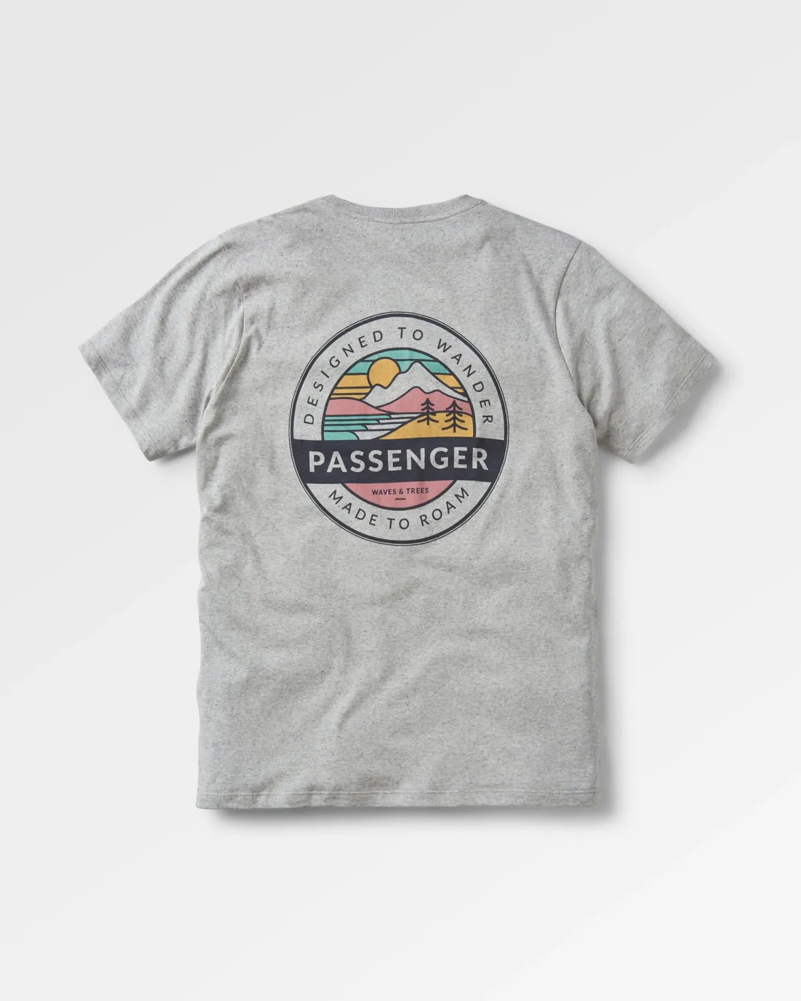 T-shirt en coton recyclé Odyssey - Gris Marl
