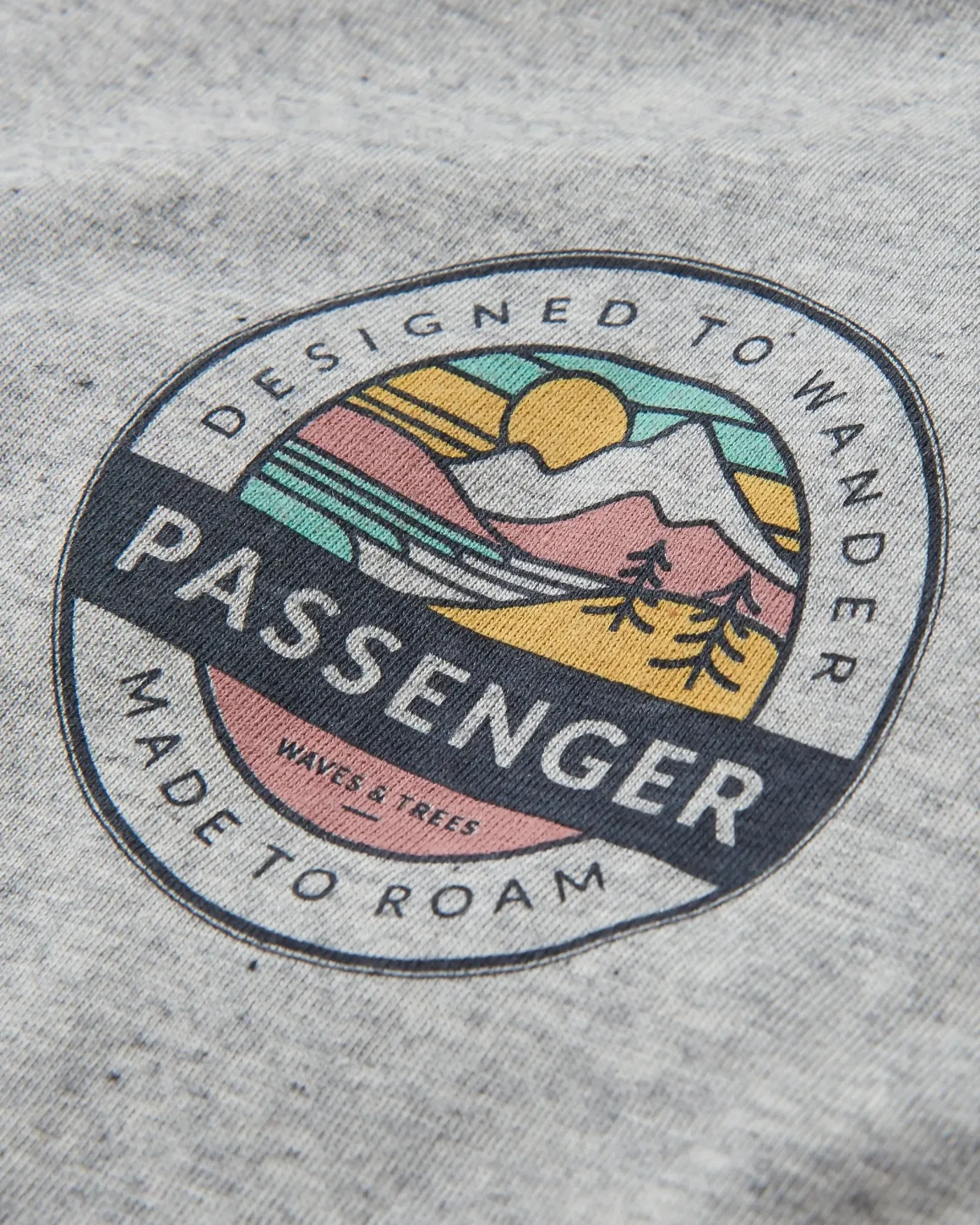T-shirt en coton recyclé Odyssey - Gris Marl