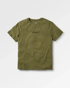 T-shirt en coton recyclé Sundown - Kaki