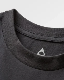 T-shirt Heritage Recyclé à Coupe Décontractée - Noir