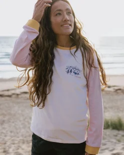 T-shirt manches longues en coton recyclé Riser - Birch