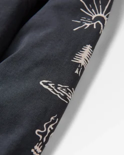T-shirt manches longues en coton recyclé Dawn - Noir
