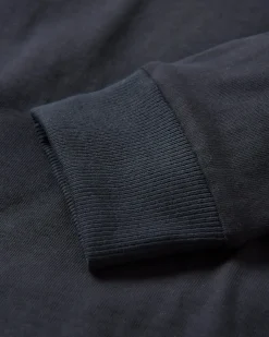 T-shirt manches longues en coton recyclé Dawn - Noir