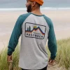 T-shirt manches longues recyclé Made To Roam - Gris Marl